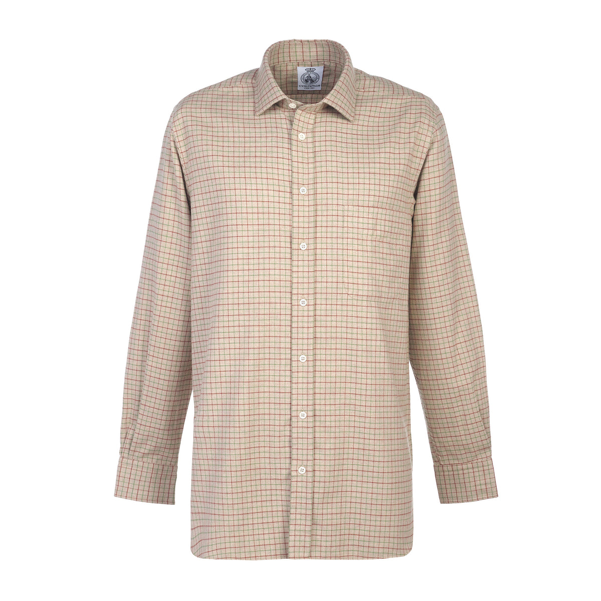 Light Beige Bath Check Shirt
