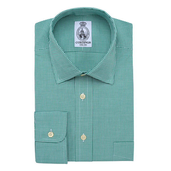 Green Holt Gingham Poplin Shirt