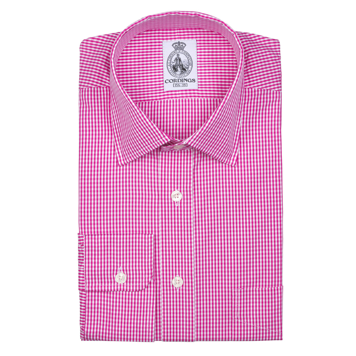 Red Holt Gingham Poplin Shirt