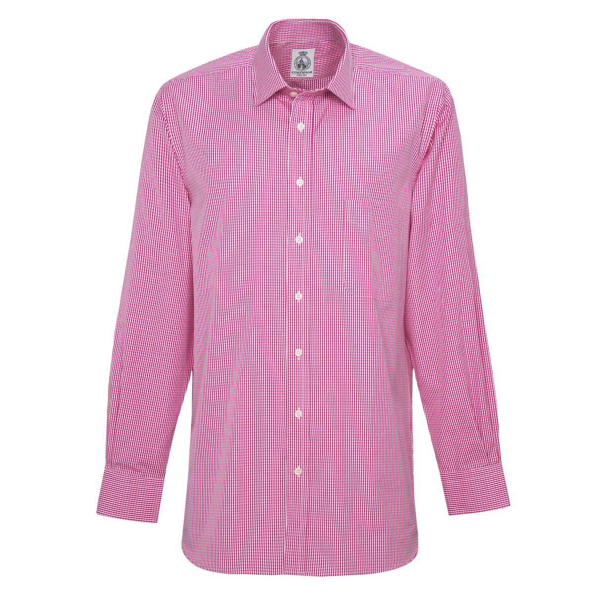Red Holt Gingham Poplin Shirt
