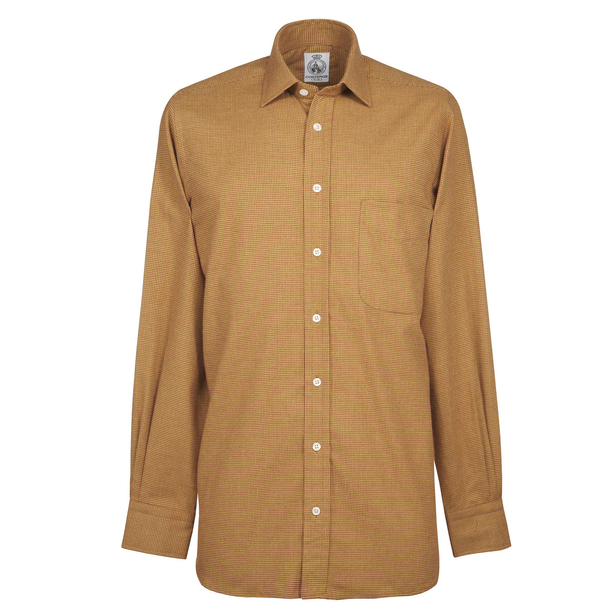 Mustard Puppy Tooth Check Shirt