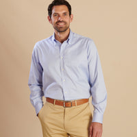 Sky Blue Button Down Chambray Shirt