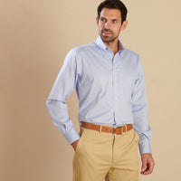 Sky Blue Button Down Chambray Shirt