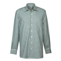 Green Gingham Brushed Shirt