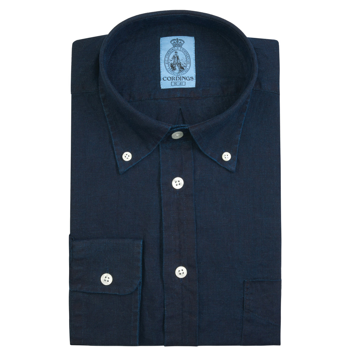 Blue Indigo Vintage Button Down Shirt