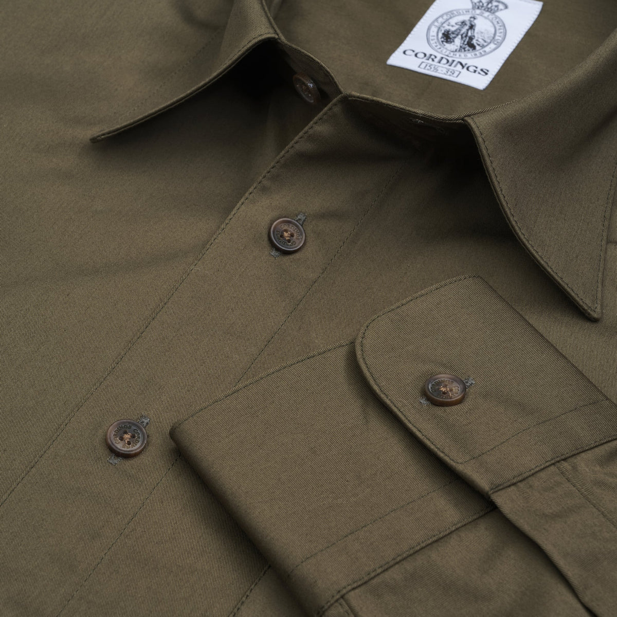Green Kalahari III Safari Shirt
