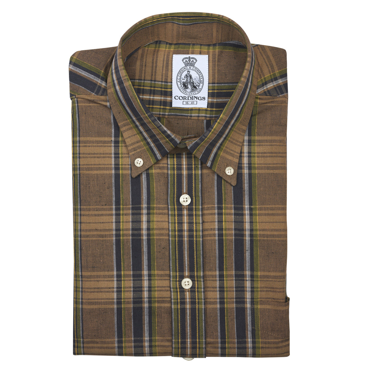 Brown Kent Short Sleeve Shirt
