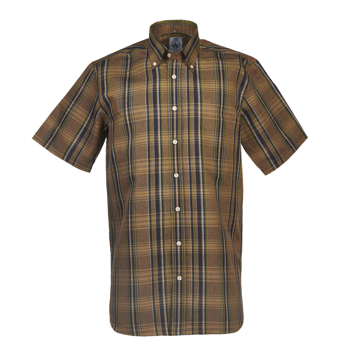 Brown Kent Short Sleeve Shirt