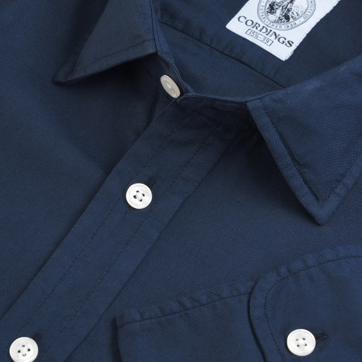 Navy Vintage Oxford Shirt