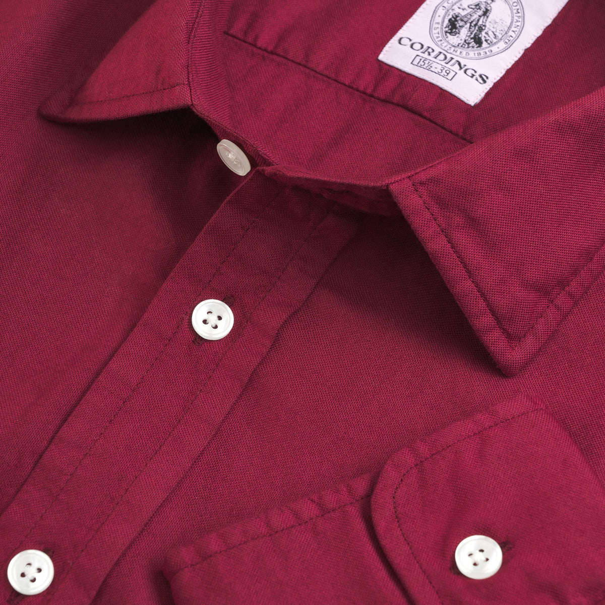 Red Vintage Oxford Shirt