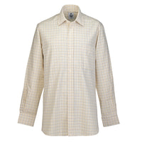 Blue Brown Fine Tattersall Shirt