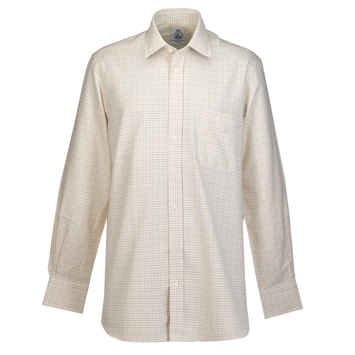 Green Purple Fine Tattersall Shirt
