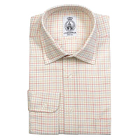 Red Blue Fine Tattersall Shirt