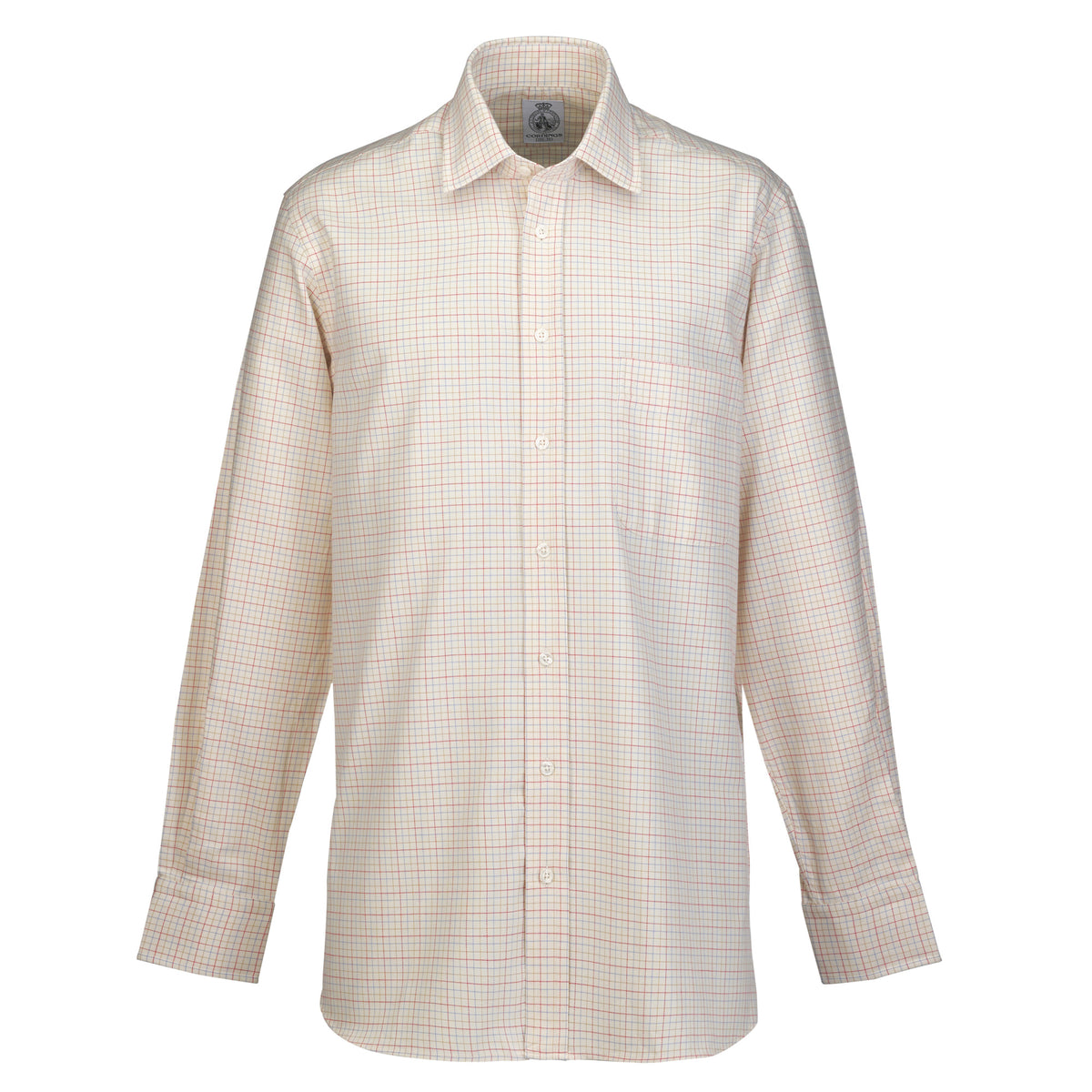 Red Blue Fine Tattersall Shirt