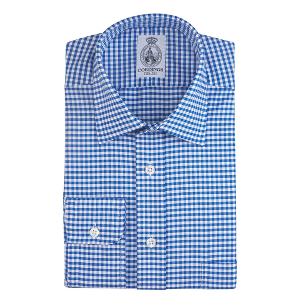 Blue Elliott Gingham Oxford Shirt