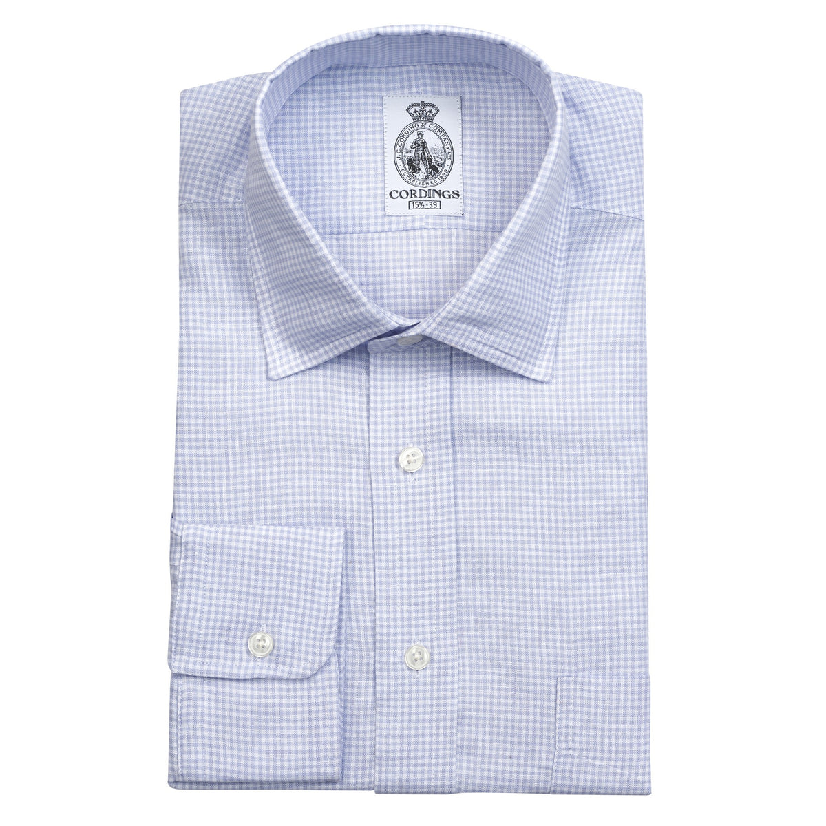 Lilac Antrim Linen Gingham Shirt