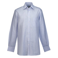 Lilac Antrim Linen Gingham Shirt