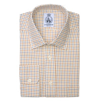 Brown Blue Nelson Tattersall Shirt