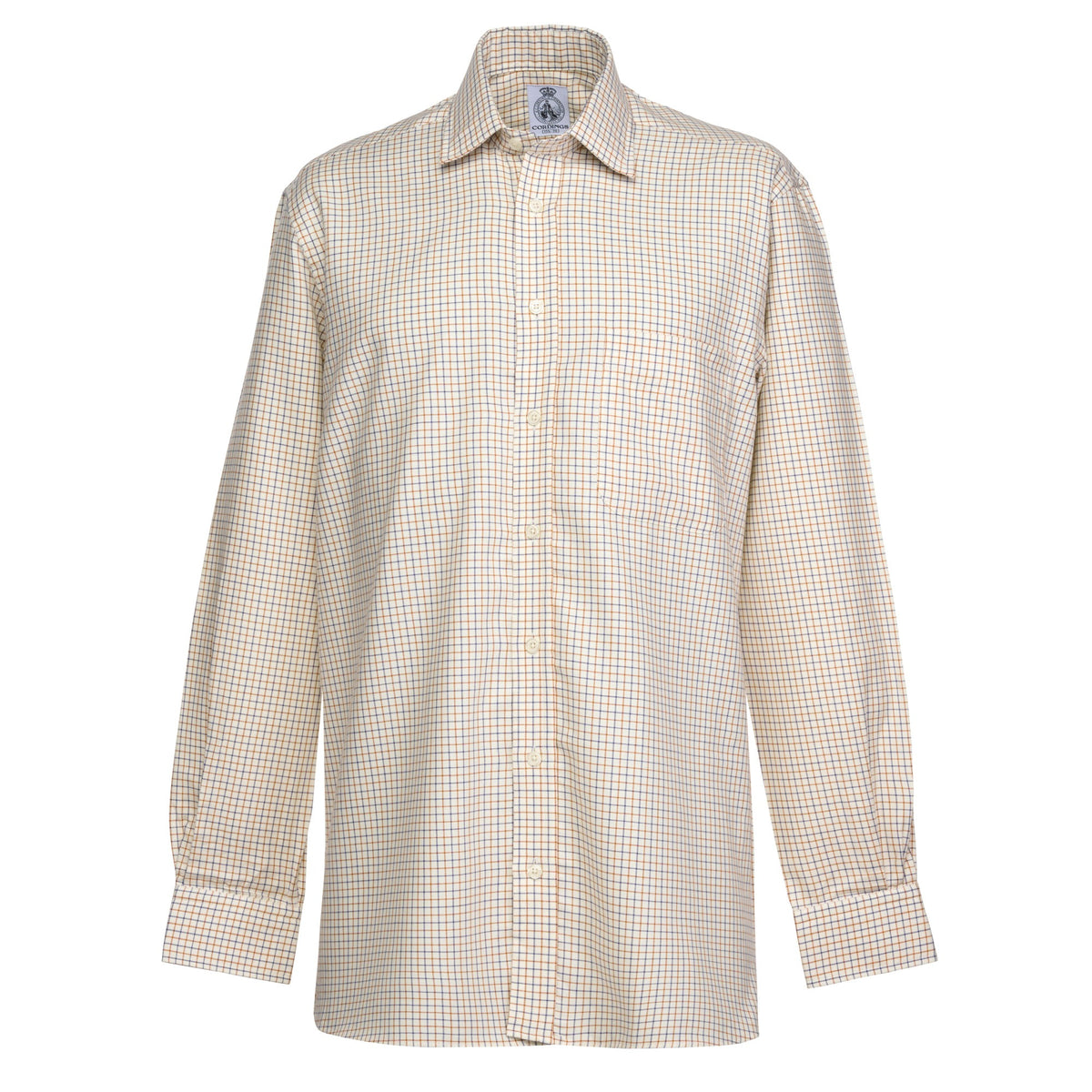 Brown Blue Nelson Tattersall Shirt