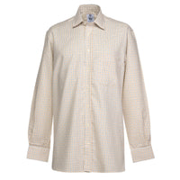 Brown Blue Nelson Tattersall Shirt