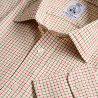 Wine Leaf Nelson Tattersall Shirt