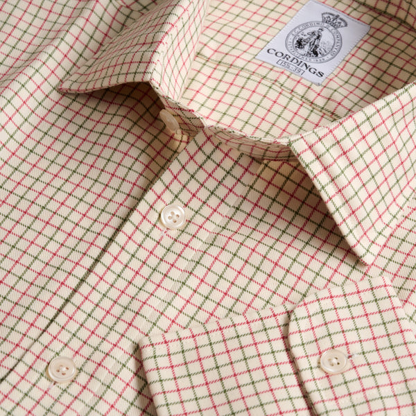 Wine Leaf Nelson Tattersall Shirt