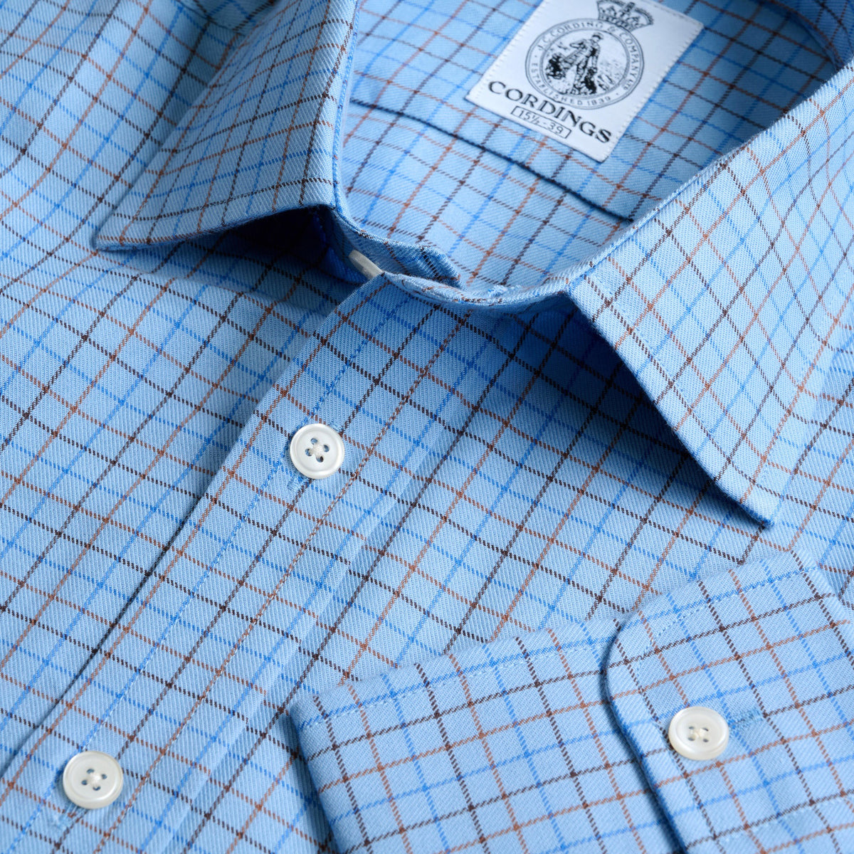 Blue Cresta Tattersall Shirt