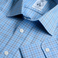 Blue Cresta Tattersall Shirt