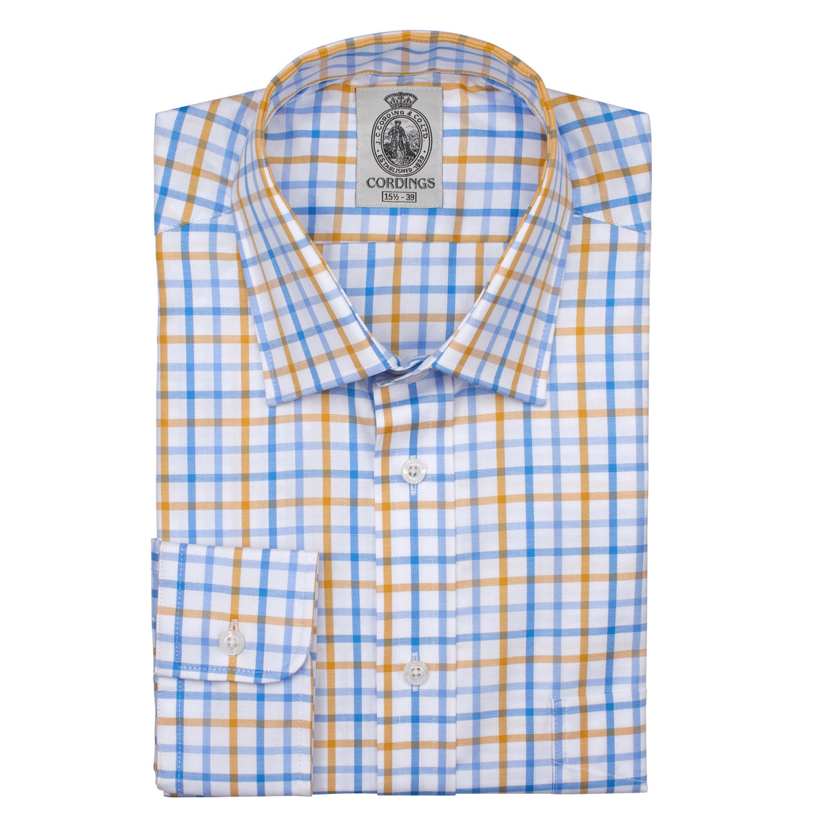 Yellow & Blue Burnley Check Shirt