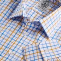 Yellow & Blue Burnley Check Shirt