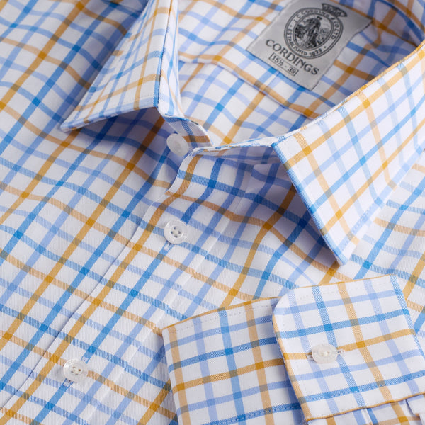 Yellow & Blue Burnley Check Shirt