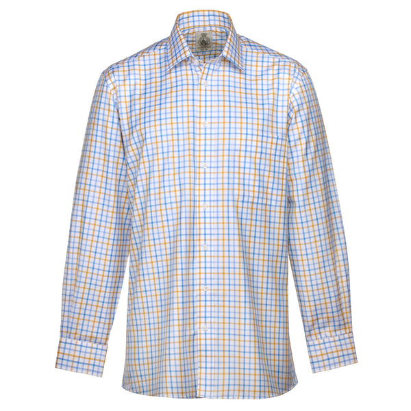 Yellow & Blue Burnley Check Shirt