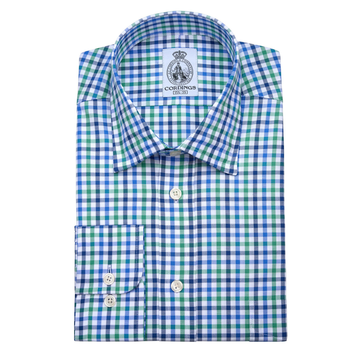 Blue & Green Kelling Gingham Shirt