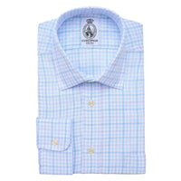 Blue Blakeney Linen Gingham Shirt