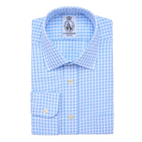 Sky Blue Cley Seersucker Shirt