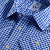 Navy Cley Seersucker Shirt