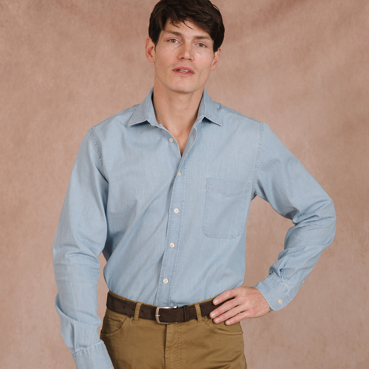 Blue Shipton Denim Shirt