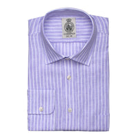 Lilac Caister Stripe Linen Shirt
