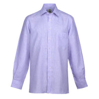 Lilac Caister Stripe Linen Shirt