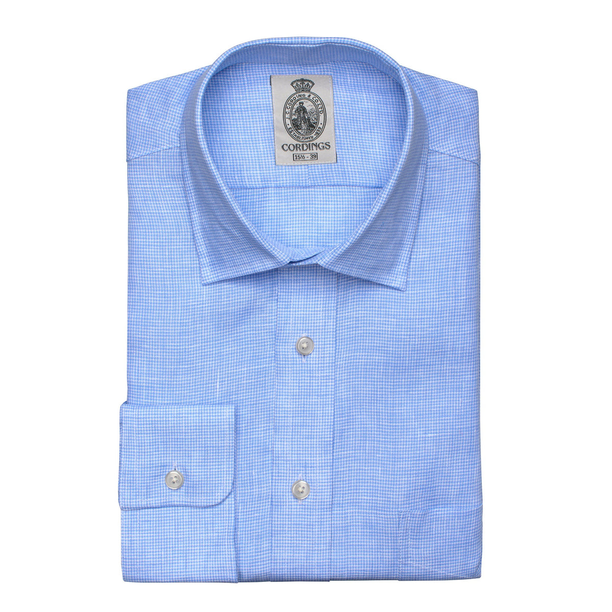 Blue Burnham Check Shirt