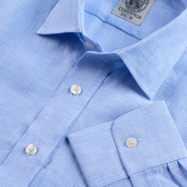 Blue Burnham Check Shirt