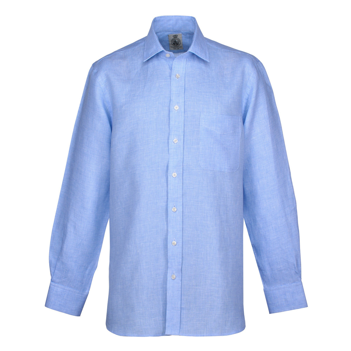 Blue Burnham Check Shirt