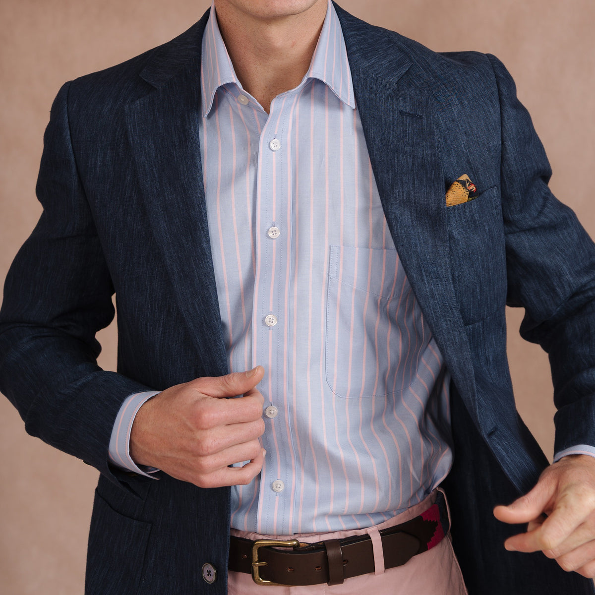 Sky Blue Wells Oxford Shirt