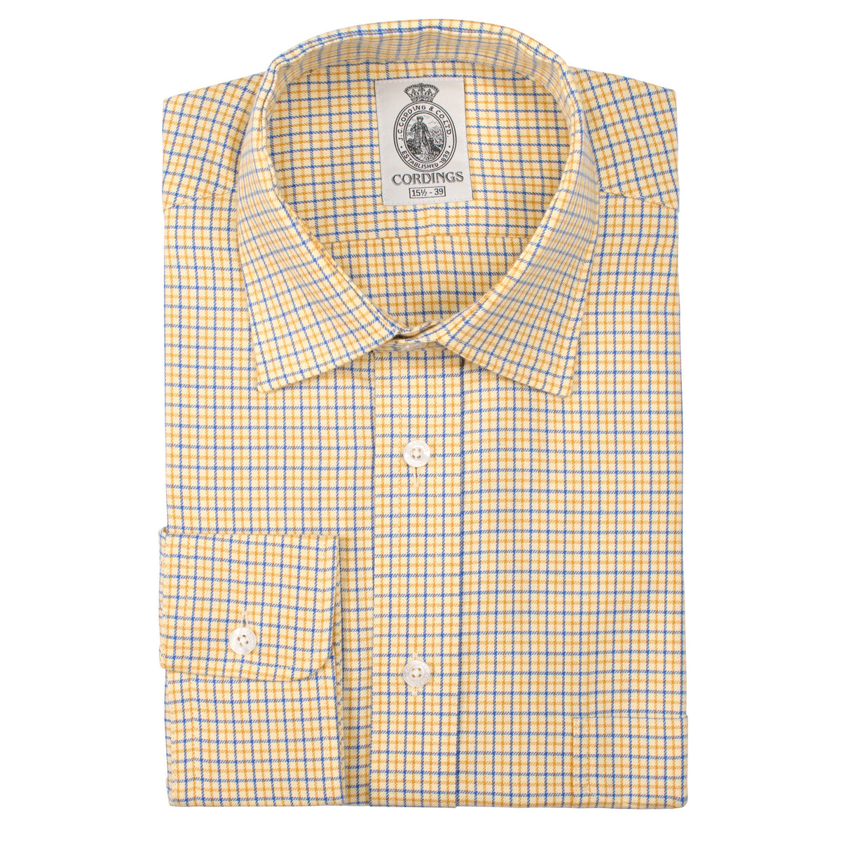 Blue & Yellow Chorley Check Shirt