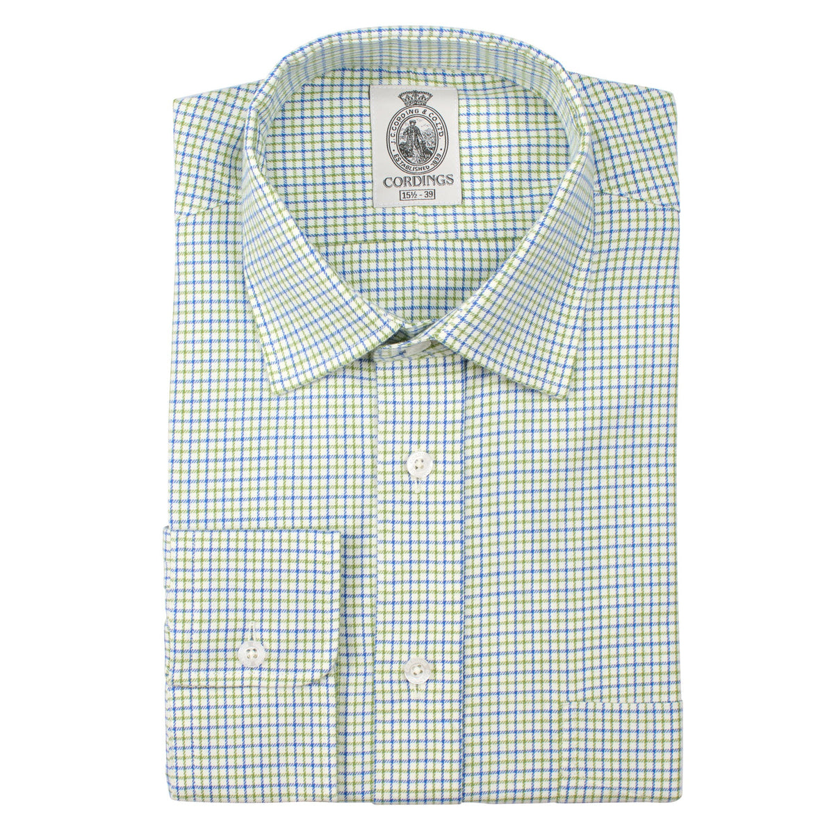 Green & Blue Chorley Check Shirt