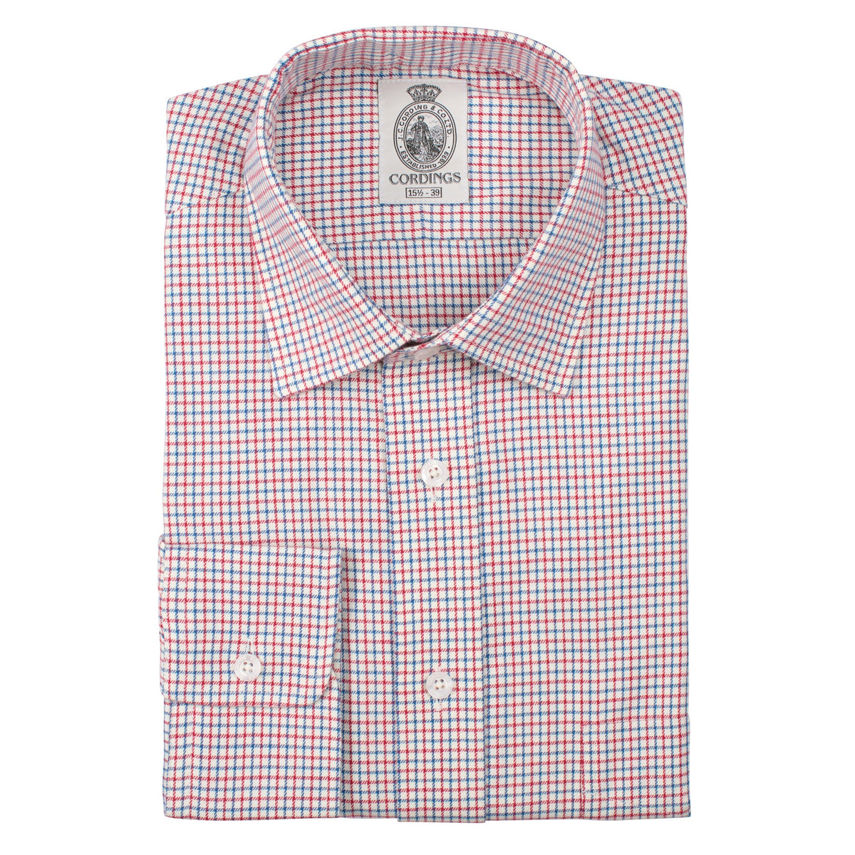Red & Blue Chorley Check Shirt
