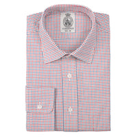 Red & Blue Chorley Check Shirt