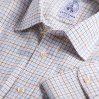 Blue & Brown Richard Check Shirt