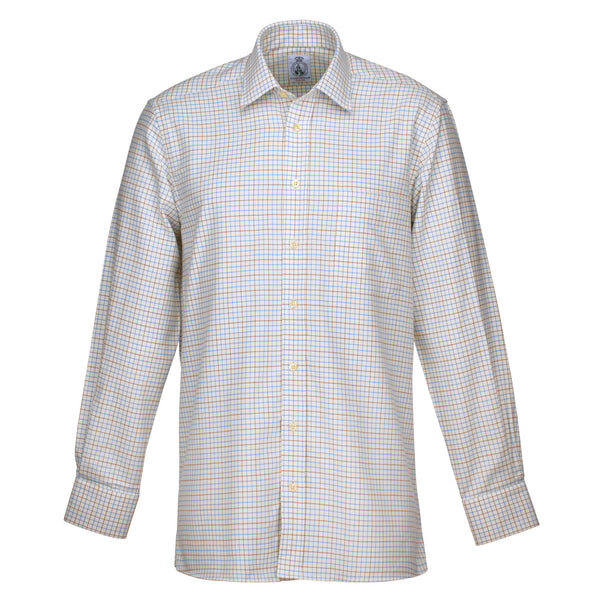Blue & Brown Richard Check Shirt