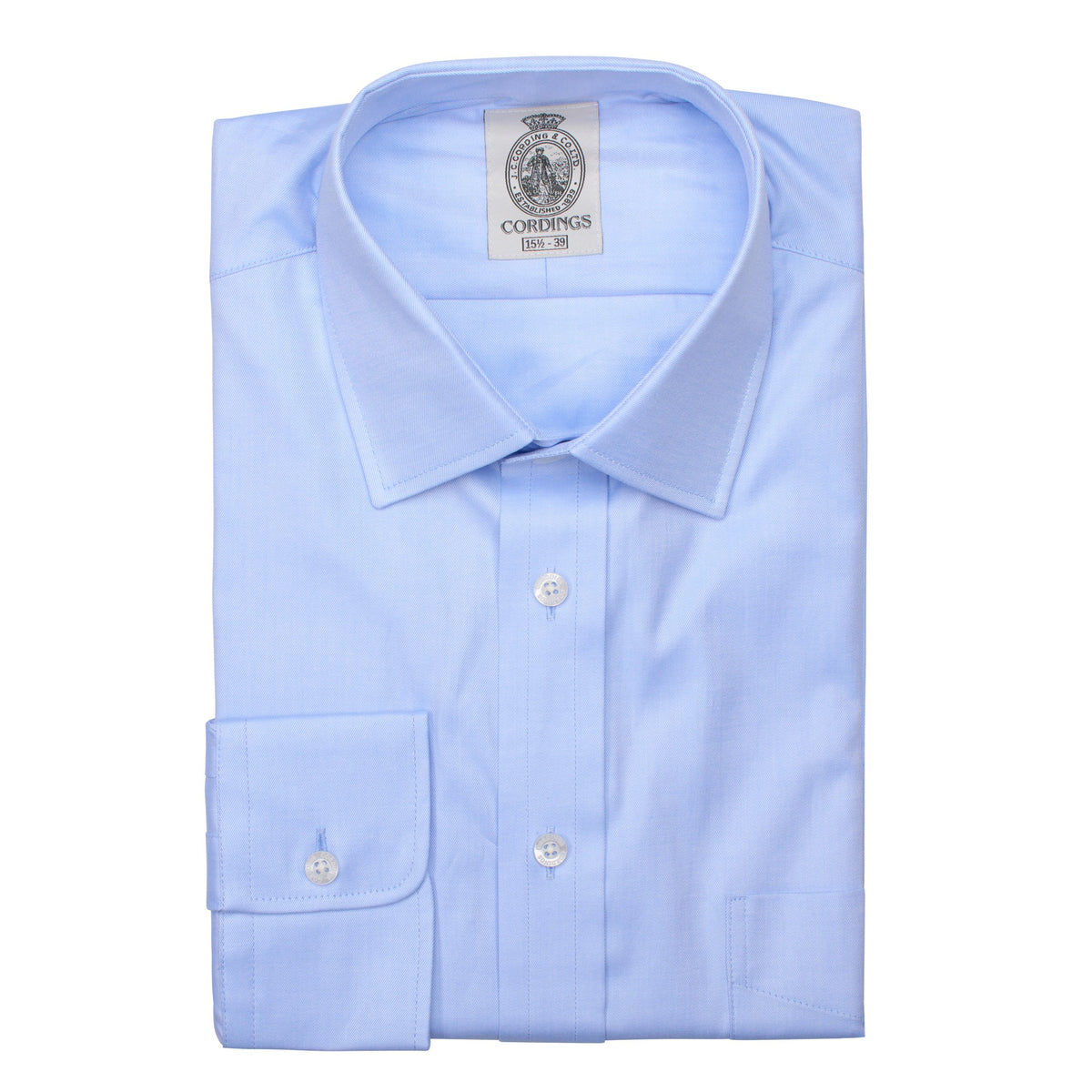 Sky Blue Chelsea Twill Shirt